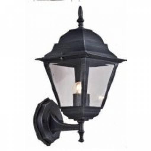 4 PZ LAMPADA LANTERNE IN ALLUMINIO CON BRACCIO INFERIORE COLORE GRIGIO GHISA