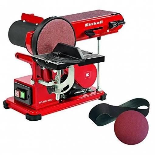 Levigatrice combinata da banco Einhell multifunzione nastro e disco abrasivo
