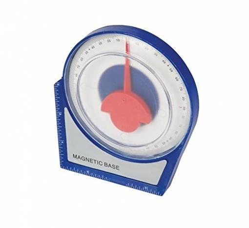 Inclinometro mm 100 x misurazione angolo base magnetica goniometro analogico
