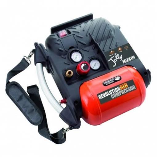 COMPRESSORE PORTATILE CON TRACOLLA E MANIGLIA 1.5 HP SERBATOIO 5 LITRI 10 BAR