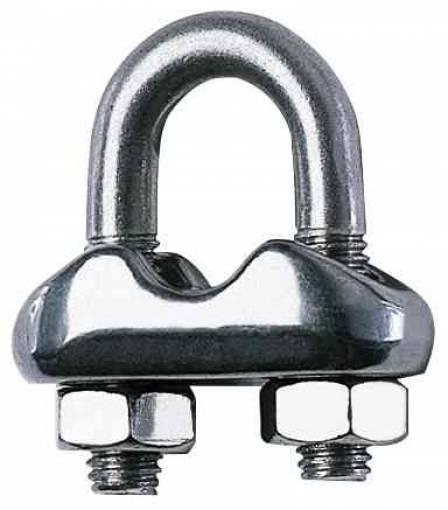 25,0 PZ Di MORSETTO ACCIAIO INOX PER FUNE D 5 MM