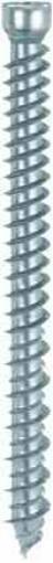 100,0 PZ Di VITI PER CALCESTRUZZO T. CIL ZINC 7,5X102 MM
