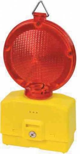 1,0 PZ Di LAMPEGGIANTE PER CANTIERE LUCE ROSSA S/BATTERIA