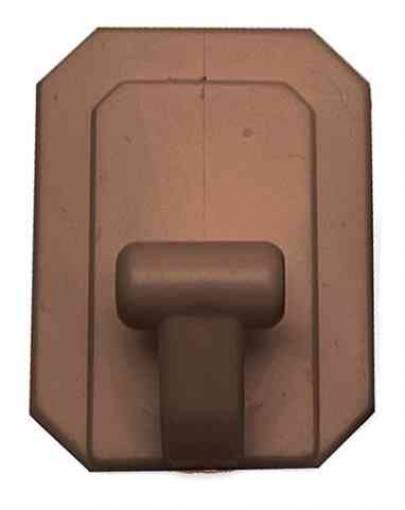 25,0 PZ Di GANCIO ADESIVO GIGANTE PLASTICA 60X80 MM MARR