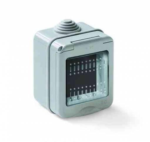 1,0 PZ Di CASSETTA DA PARETE LIFE X ESTERNO 2P. IP55