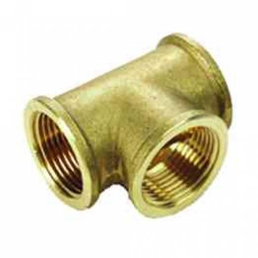 10,0 PZ Di IDRAULICA - TEE 130 OTTONE GIALLO D 3/8