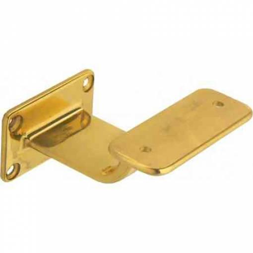 6,0 BL Di BL SUPPORTO CORRIMANO LEGNO IN OTTONE LUCIDO