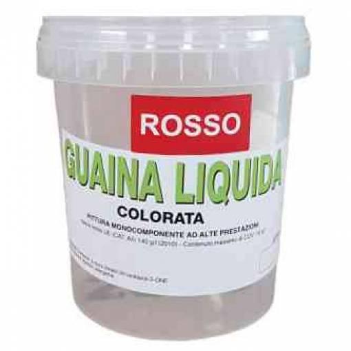 9,0 PZ Di GUAINA LIQUIDA RESINOSA ROSSA  1 KG