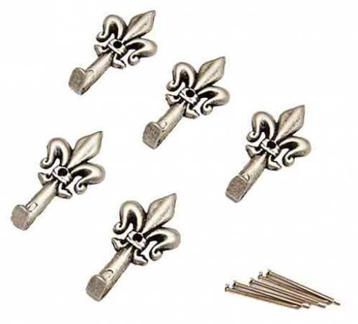 6,0 BL Di BL GANCIO PER QUADRO GIGLIO 47 MM ARGEN N. 2 5 PZ