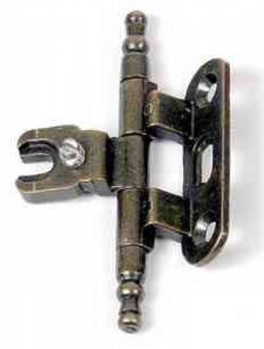 10,0 PZ Di CERNIERA PER MOBILI A0058 BRONZO ANTIC 46X14 MM*