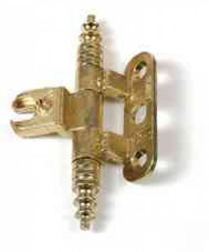 10,0 PZ Di CERNIERA PER MOBILI A0113 OTTONATO 46X14 MM*