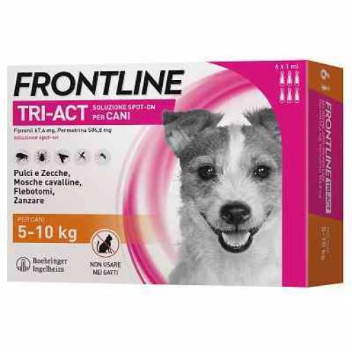 1,0 PZ Di FRONTLINE TRI-ACT  5-10 KG 6 PIPETTE OFF. SPECIALE
