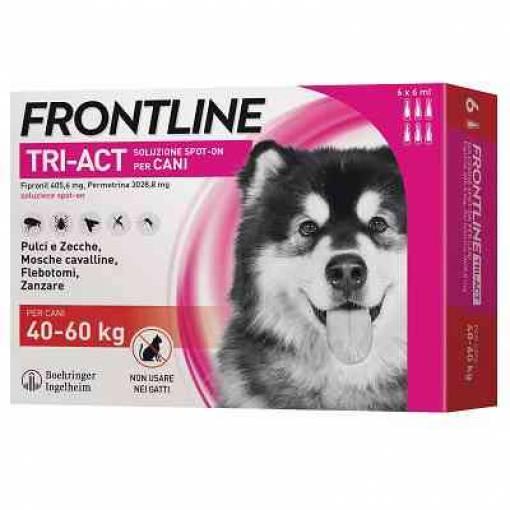 1,0 PZ Di FRONTLINE TRI-ACT 40-60 KG 6 PIPETTE OFF. SPECIALE