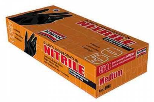 1,0 CF Di GUANTI NITRILE AREXONS SP. 0,28 MM TG. M DA 50 PZ
