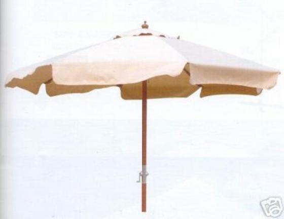 OMBRELLONE ISLAND STRUTTURA IN LEGNO 8 STECCHE CM. 300 X 300