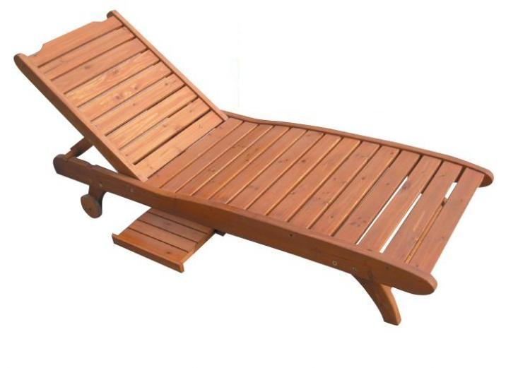 LETTINO LEGNO REGOLABILE PRENDISOLE PISCINA SPIAGGIA MARE CON RUOTE