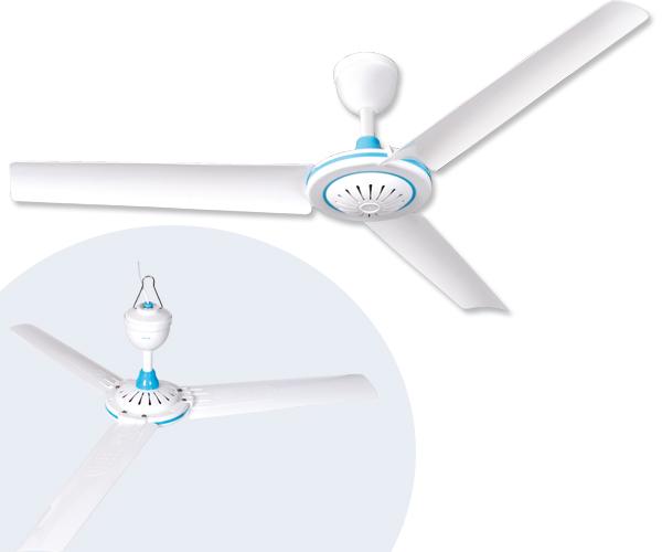VENTILATORE VENTILATORI SOFFITTO 20W A 3 PALE PORTATILE CON FILO E INTERRUTTORE