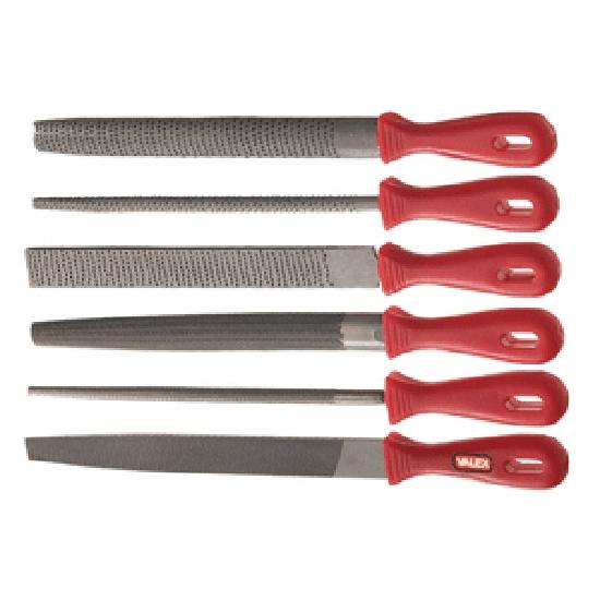 Serie set kit assortimento 6 lime lima raspe raspa Valex