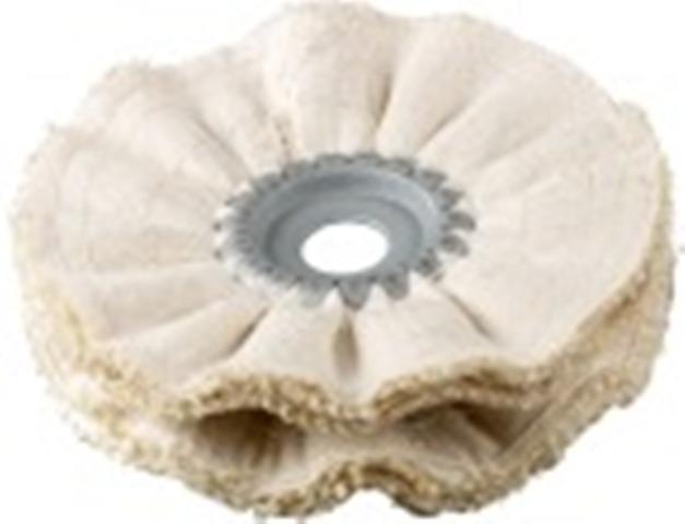 Ruota in sisal e cotone per pre-lucidatura di metalli
