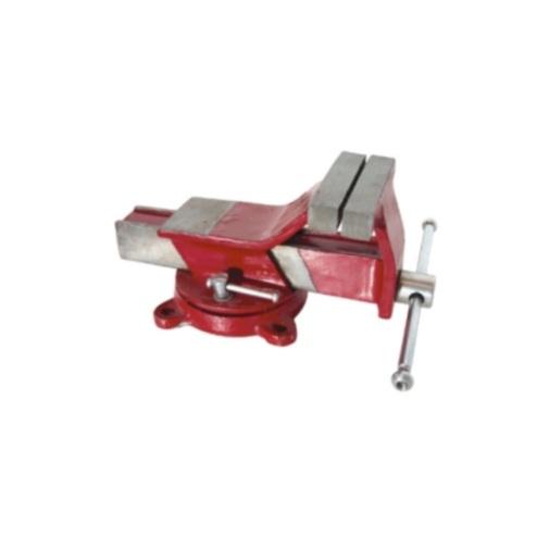 Morsa da banco con base girevole in lega di acciaio mm 125