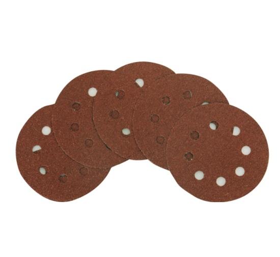 Dischi carta abrasiva velcrata mm 125 grana 240 cf 10pz