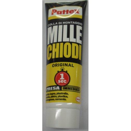 Millechiodi mille chiodi colla montaggio 52 gr Pattex adesivo presa immediata