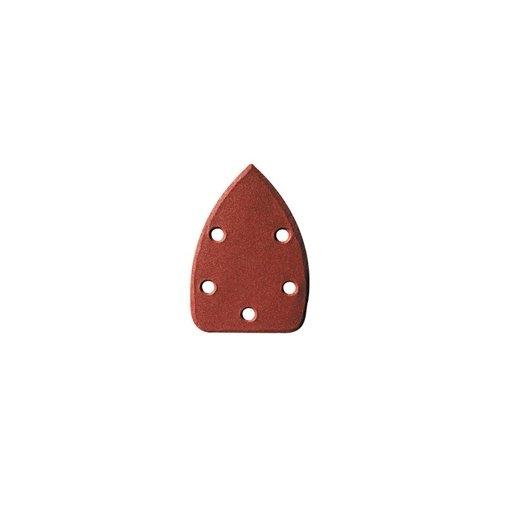 5 fogli carta abrasiva mm 100X140 gr 60 con velcro X levigatrice palmare goccia