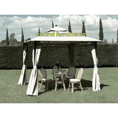 TELO TOP COPERTURA CM 295X295 BIANCO RICAMBIO X GAZEBO MT 3X3 ANTIVENTO AIR VENT