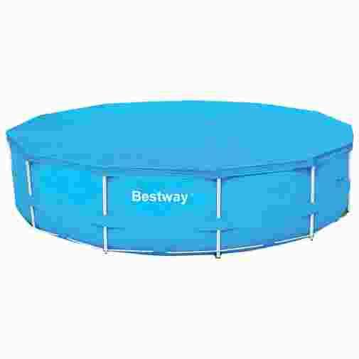 TOP TELO TELONE COPERTURA COPRI PISCINA TONDA CON TELAIO CM 305 BESTWAY
