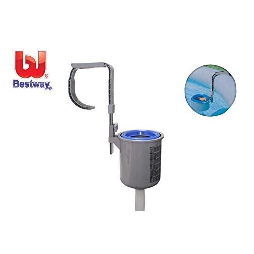 Skimmer a parete bestway x pompe pulizie superficie acqua piscina fuoriterra