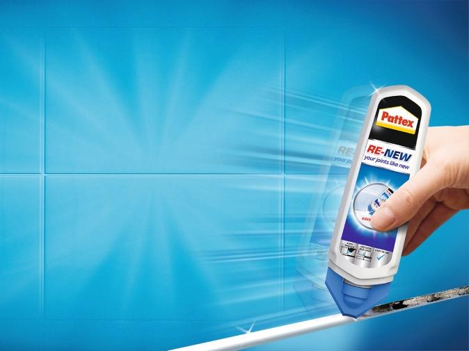 rinnova ripristina silicone sigillante annerito RENEW pattex RE NEW BAGNO CUCINA