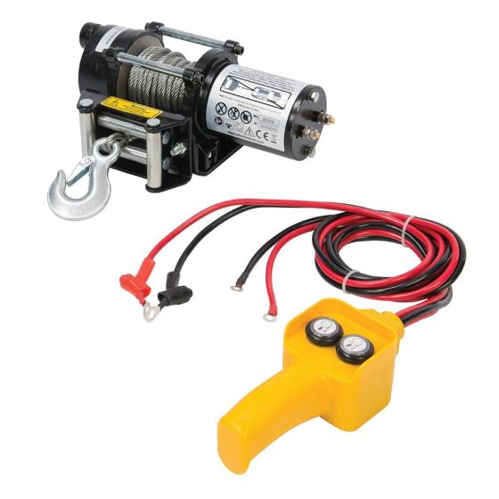 Paranco 12V montacarichi elettrico verricello argano 900 KG x auto barca camion
