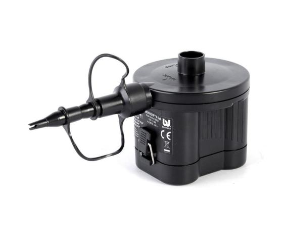 POMPA BATTERIA GONFIA LETTO MATERASSINO PISCINA CANOTTI GONFIAGGIO COMPRESSORE