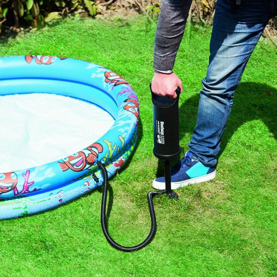 Pompa gonfiaggio gonfiare manuale doppia azione ideale x piscina canotto lettino
