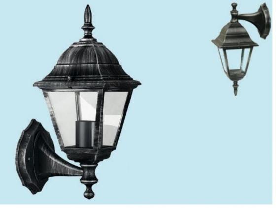LANTERNA LAMPADA LUME APPLIQUE ESTERNO GIARDINO MURO DISCENDENTE O ASCENDENTE