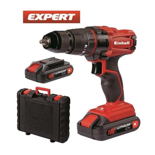 Trapano avvitatore percussione doppia batteria al litio Einhell in valigetta