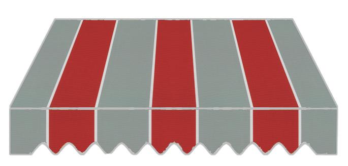 1 PZ Di *TENDA DA SOLE A CADUTA CM.300X250 TESS.P3011