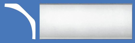 6 PZ Di *SGUSCIO IN GESSO ART. S12006/10  ML.1,5