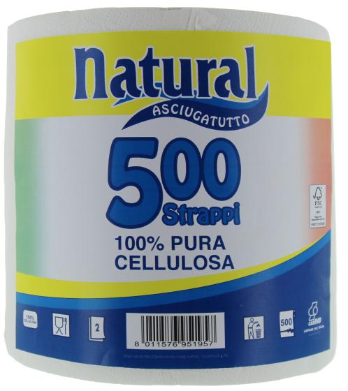 6 RT Di BOBINA CARTA 500 STR. P.CELLULOSA
