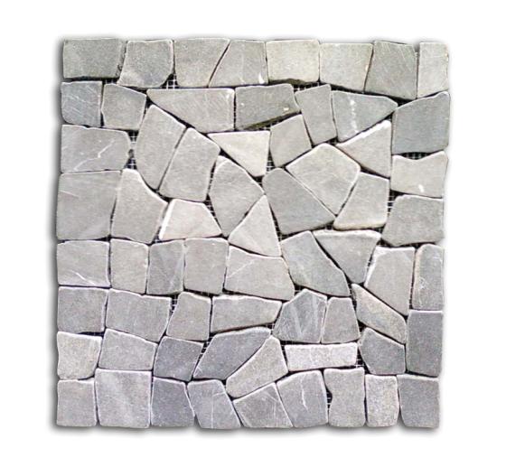 11 PZ Di *MOSAICO IN PIETRA NATURALE CM.30X30 GRIGIO
