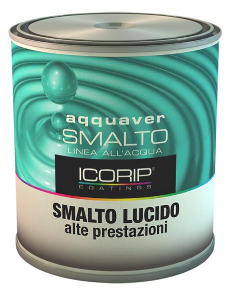 6 PZ Di *SMALTO LUC.AQQUAVER NERO            LT.0,750