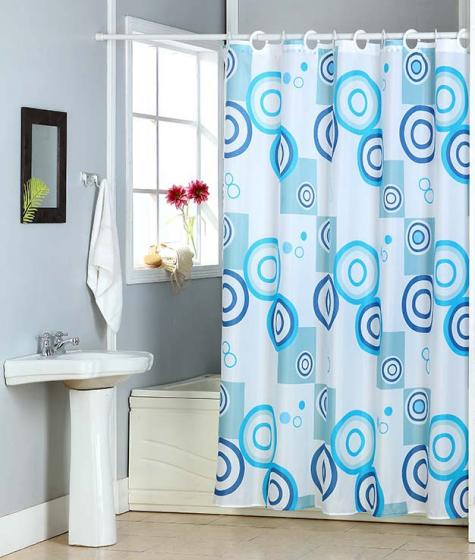 1 PZ Di *TENDA DOCCIA POLIEST. DIS.5095K CM.120X200
