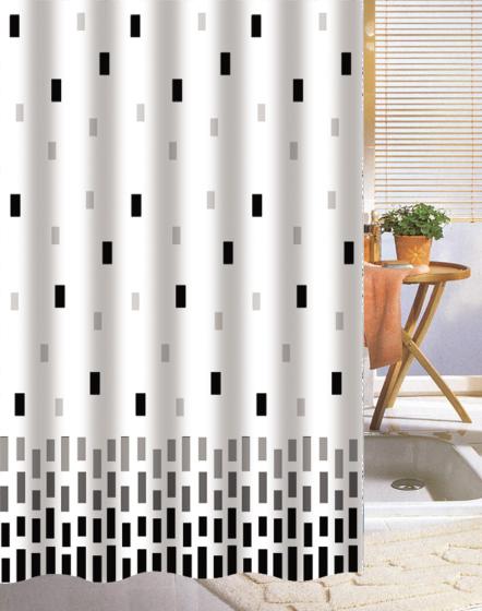 1 PZ Di *TENDA DOCCIA POLIEST. DIS.5332A CM.120X200