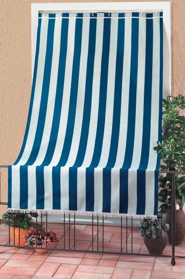 1 PZ Di *TENDA DA SOLE CM.200X300 BLU/RIG.