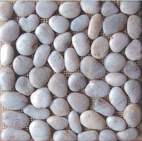 1 PZ Di *PAVIMENTO IN CIOTTOLI CM.30X30 BIANCO