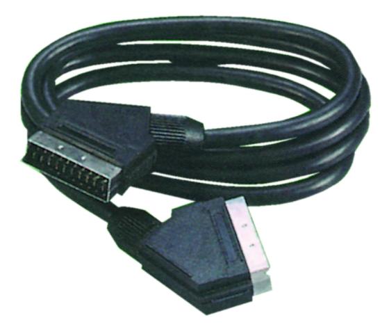 10 PZ Di PROLUNGA CON 2 PRESE SCART 21 POLI