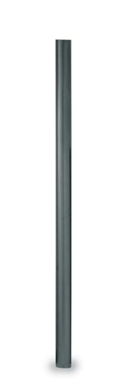 1 PZ Di *PALO PVC CM.180 PER LAMPIONE NERO
