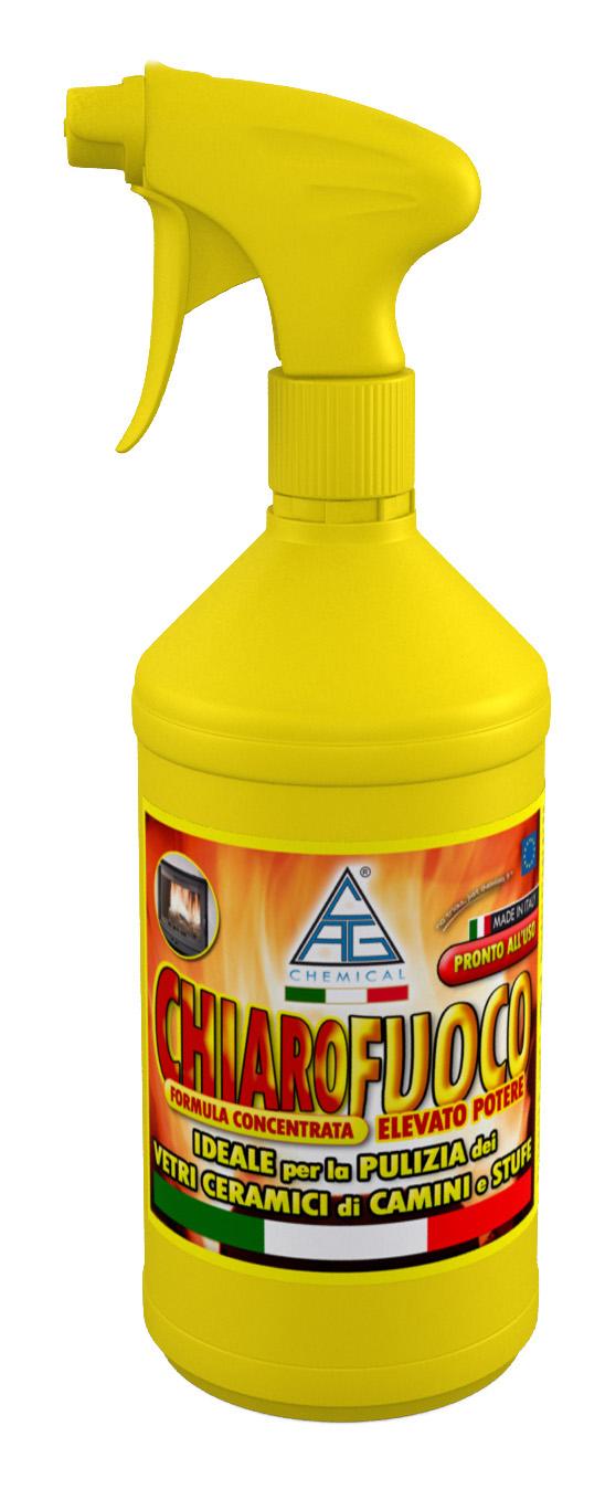 12 PZ Di *PULIVETRO X STUFE E CAMINI"CHIAROFUOCO"750ML