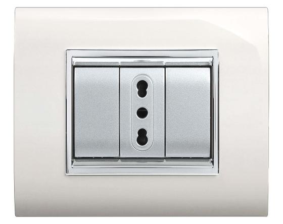 1 PZ Di *PLACCA PRESTIGE PLASTICA BIANCA 4P