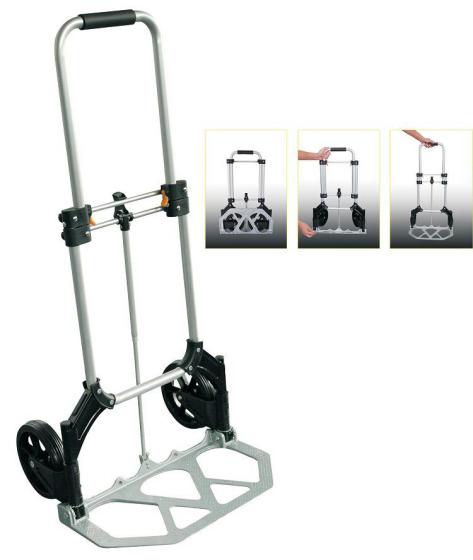 1 PZ Di CARRELLO ALLUMINIO PIEGHEVOLE 2/R KG.80